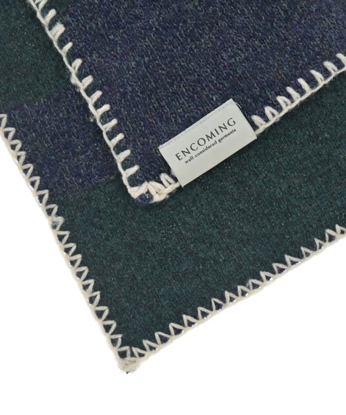 ENCOMING（インカミング）マフラー 紺 サイズ:- メンズ/2200630426043