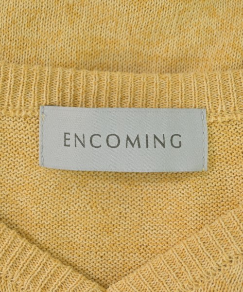 ENCOMING（インカミング）ニット・セーター 黄 サイズ:M メンズ/2200680735027