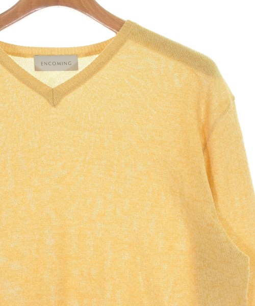 ENCOMING（インカミング）ニット・セーター 黄 サイズ:M メンズ/2200680735027