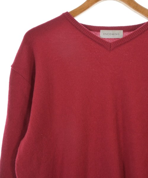 ENCOMING（インカミング）ニット・セーター 赤 サイズ:L メンズ/2200655141068