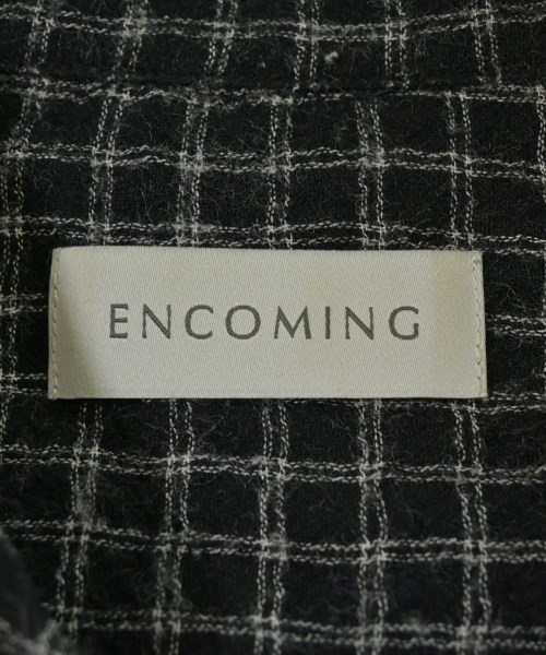 ENCOMING（インカミング）カジュアルシャツ 黒 サイズ:M メンズ/2200651655019
