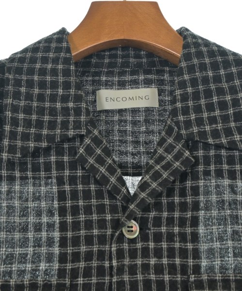 ENCOMING（インカミング）カジュアルシャツ 黒 サイズ:M メンズ/2200651655019