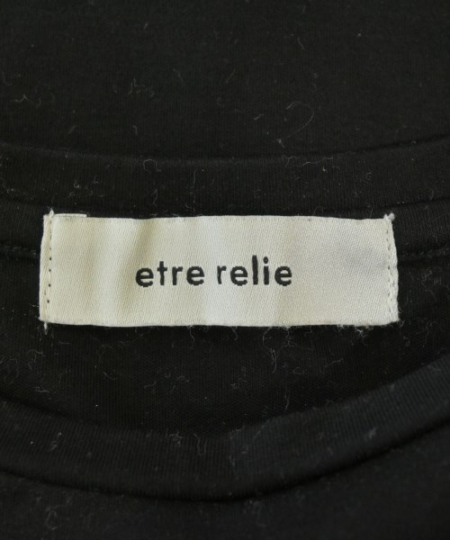 etre relie（エトレリー）Tシャツ・カットソー 黒 サイズ:F レディース/2200694324033