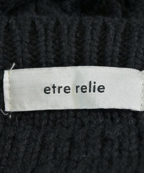 etre relie（エトレリー）ベスト 黒 サイズ:-(M位) レディース/2200718076092