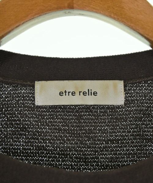 etre relie（エトレリー）ニット・セーター 茶 サイズ:F レディース/2200710354075