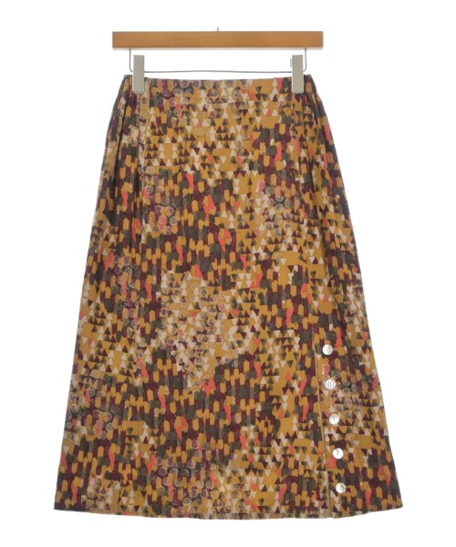 etre relie(エトレリー)ロング・マキシ丈スカート 茶 サイズ:-(S位)/2200671746025