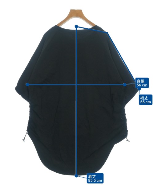 etre relie（エトレリー）Tシャツ・カットソー 黒 サイズ:F レディース/2200671746032