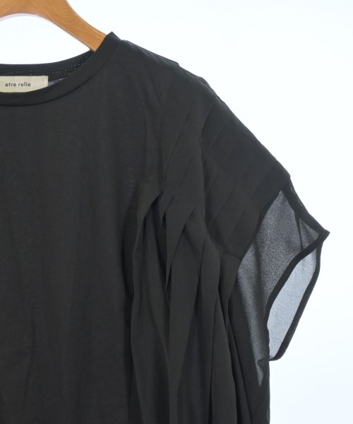 etre relie（エトレリー）Tシャツ・カットソー 黒 サイズ:F レディース/2200692281093