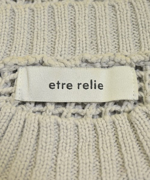 etre relie（エトレリー）ニット・セーター グレー サイズ:F レディース/2200692281222