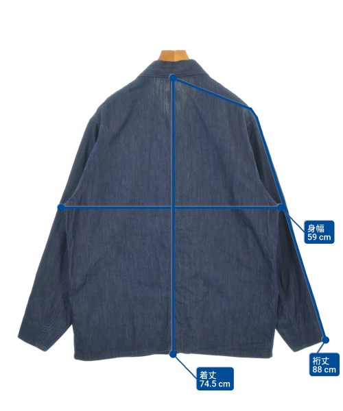 GO-PFOR（ゴーファー）カバーオール 紺 サイズ:M メンズ/2200679129035