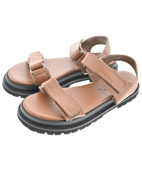 HEWN(ヒューン)サンダル 茶 サイズ:EU37(23.5cm位)/2200673111425