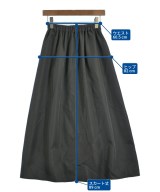 HEYUMM（ヘユム）ロング・マキシ丈スカート グレー サイズ:S レディース/2200628215093