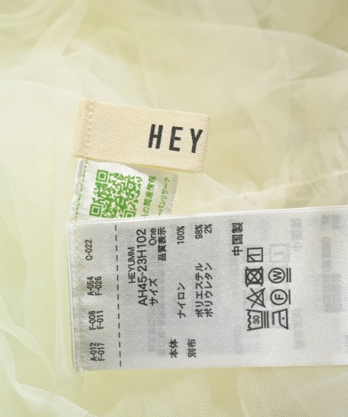 HEYUMM（ヘユム）ブラウス 白 サイズ:ONE レディース/2200619549046