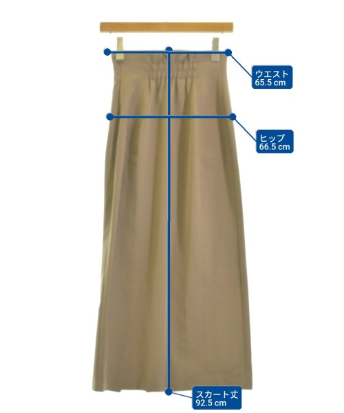 HEYUMM（ヘユム）ロング・マキシ丈スカート ベージュ サイズ:S レディース/2200656276080
