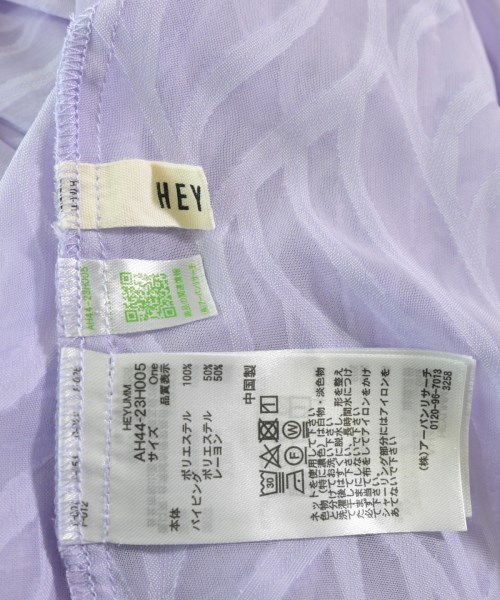 HEYUMM（ヘユム）ブラウス 紫 サイズ:ONE レディース/2200657324247