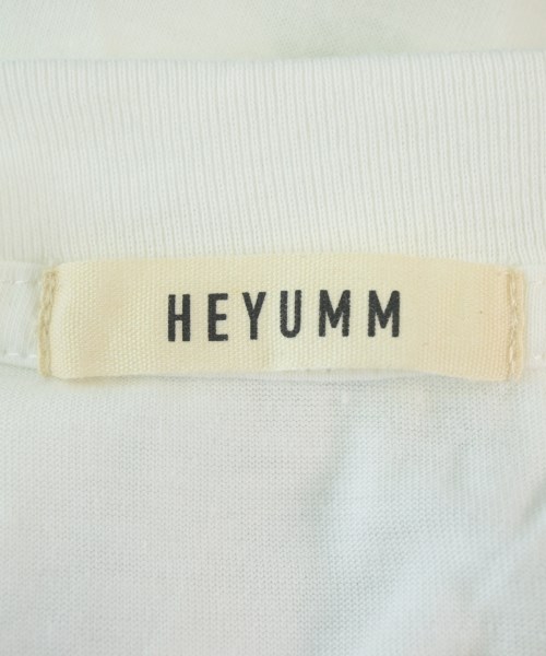 HEYUMM（ヘユム）Tシャツ・カットソー 白 サイズ:ONE メンズ/2200708827208