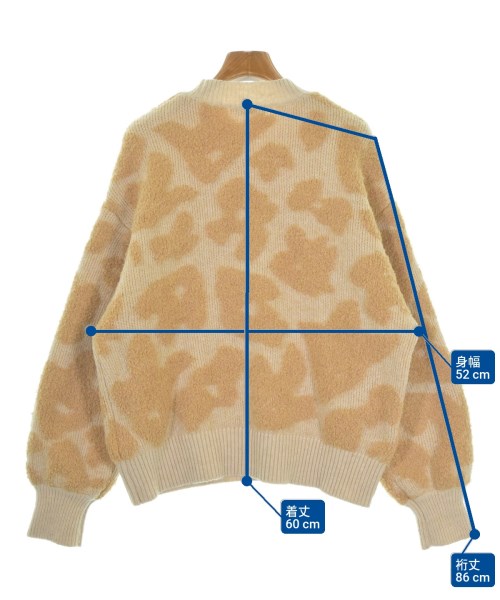 HEYUMM（ヘユム）ニット・セーター ベージュ サイズ:ONE レディース/2200659658098