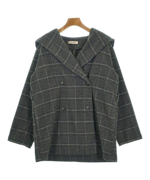 HEYUMM(ヘユム)ピーコート グレー サイズ:ONE/2200663166152