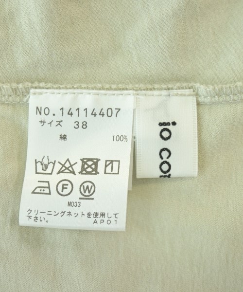 io comme io（イオコムイオ）Tシャツ・カットソー ベージュ サイズ:38(M位) レディース/2200716363064