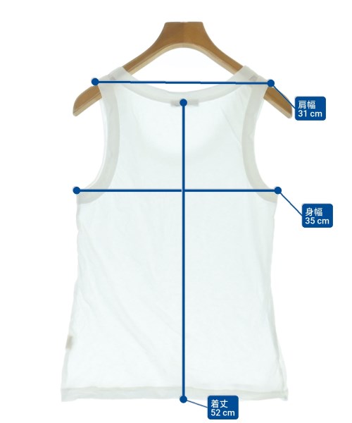 JAC+JACK（ジャックアンドジャック）タンクトップ 白 サイズ:M レディース/2200662854067