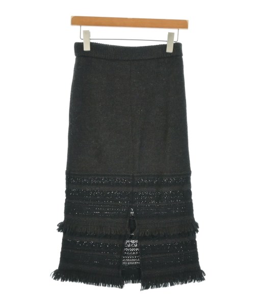 kone（コーン）ひざ丈スカート 黒 サイズ:S-M レディース/2200641490026