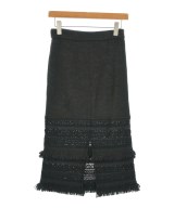 kone（コーン）ひざ丈スカート 黒 サイズ:S-M レディース/2200641490026