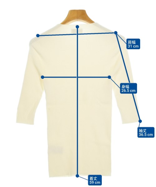 kone（コーン）ニット・セーター 白 サイズ:F レディース/2200641490040