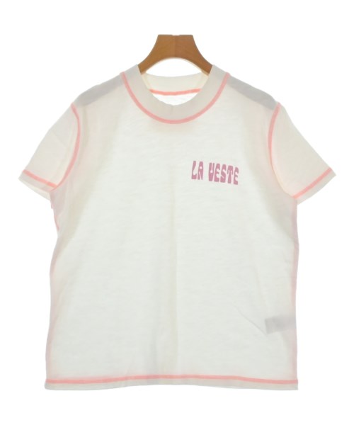 LA VESTE(ラヴェスト)Tシャツ・カットソー 白 サイズ:F/2200687187119