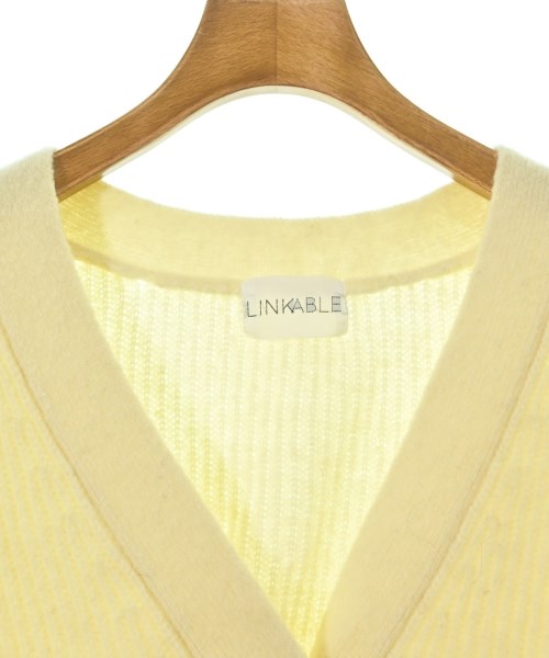 LINKABLE（リンカブル）カーディガン 黄 サイズ:38(M位) レディース/2200683723021