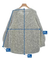 MAISON IENA（メゾンイエナ）ニット・セーター グレー サイズ:F レディース/2200673111401