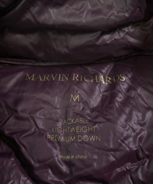 Marvin Richards（マーヴィンリチャーズ）ダウンコート 紫 サイズ:M レディース/2200608032054