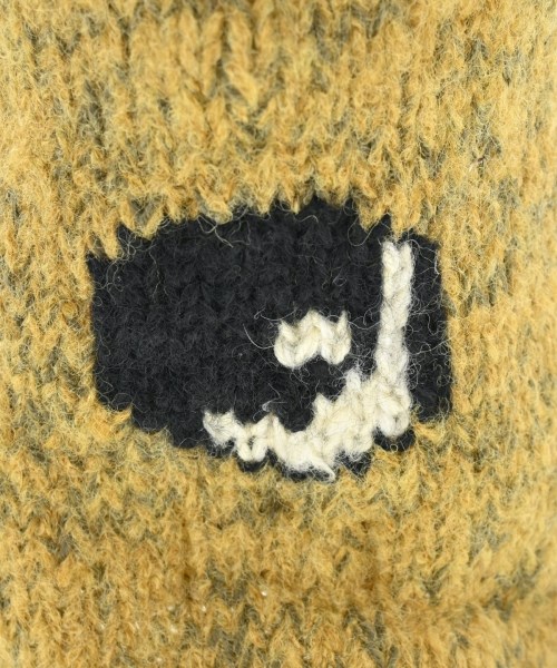 Mcmachan Woolen（マクマーンウーレン）ニットキャップ・ビーニー 黄 サイズ:- メンズ/2200649784110