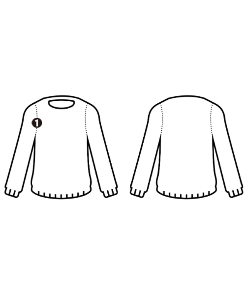 MOONCASTLE（ムーンキャッスル）ニット・セーター 黒 サイズ:S メンズ/2200644885034