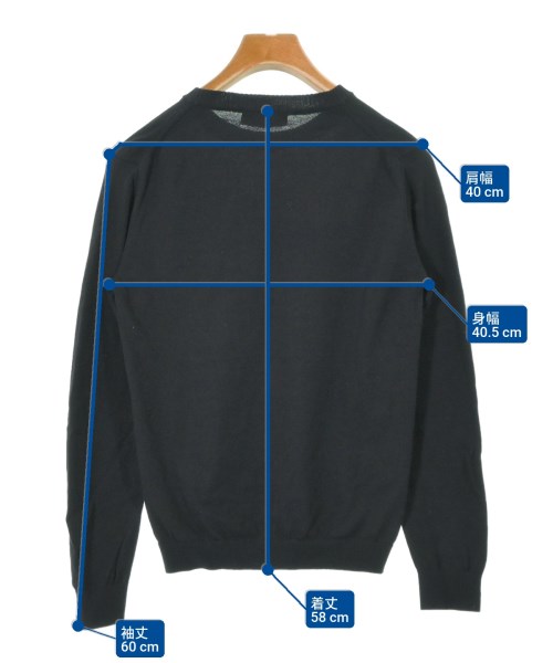 MOONCASTLE（ムーンキャッスル）ニット・セーター 黒 サイズ:S メンズ/2200644885034