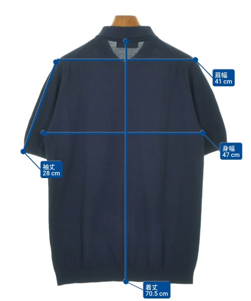 MOONCASTLE（ムーンキャッスル）ニット・セーター 紺 サイズ:XL メンズ/2200669094022