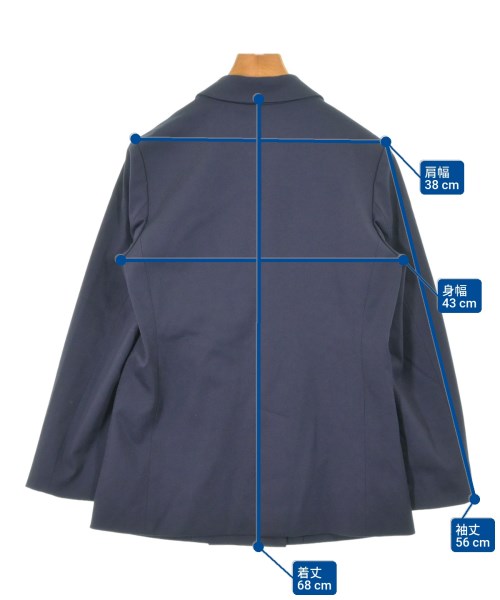 Pizzo Bianco（ピッツォビアンコ）テーラードジャケット 紺 サイズ:38(M位) レディース/2200630688113