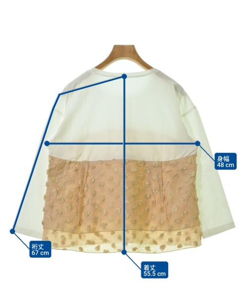 Pizzo Bianco（ピッツォビアンコ）Tシャツ・カットソー 白 サイズ:F レディース/2200731410118