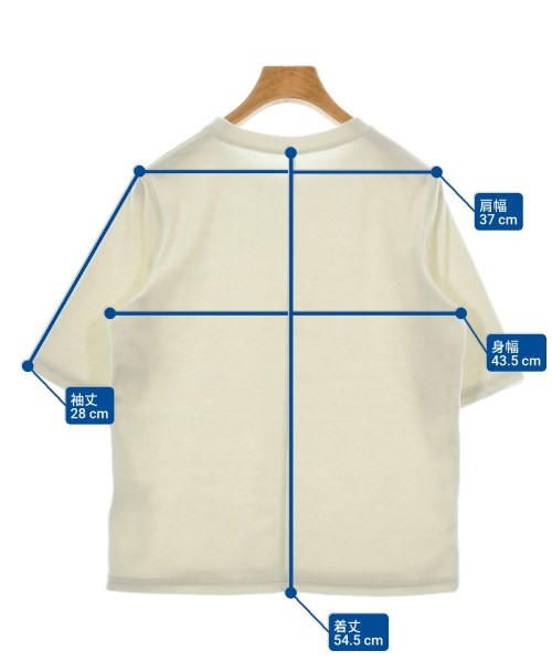 PROTAGONISTA（プロタゴニスタ）Tシャツ・カットソー 白 サイズ:0(XS位) レディース/2200608607047