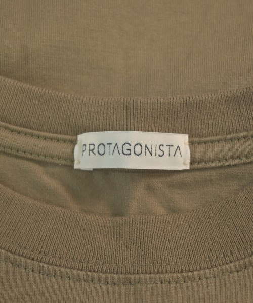 PROTAGONISTA（プロタゴニスタ）Tシャツ・カットソー ベージュ サイズ:F レディース/2200650851054