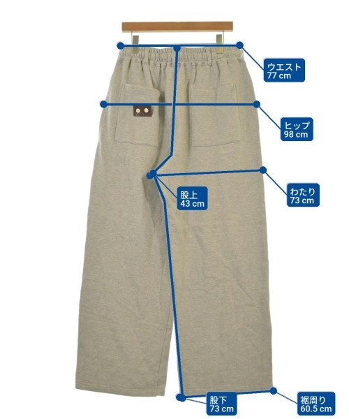 refomed（リフォメッド）スウェットパンツ グレー サイズ:-(M位) メンズ/2200635276339