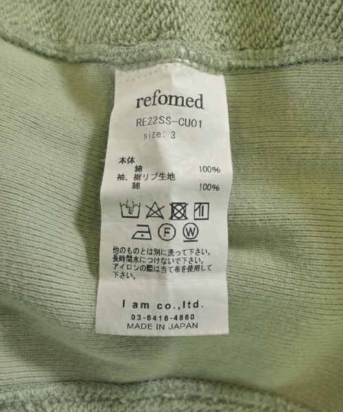 refomed（リフォメッド）スウェット 緑 サイズ:3(L位) メンズ/2200626741082