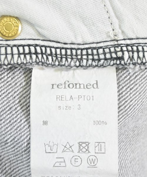refomed（リフォメッド）デニムパンツ グレー サイズ:3(L位) メンズ/2200679903093