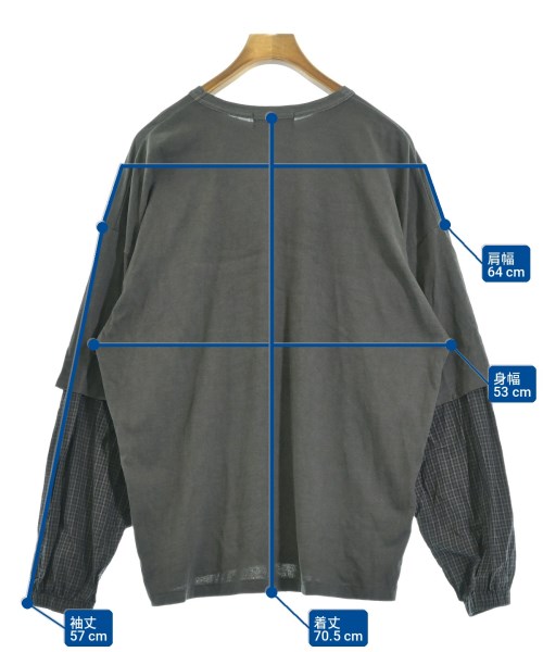refomed（リフォメッド）Tシャツ・カットソー グレー サイズ:3(L位) メンズ/2200723307068