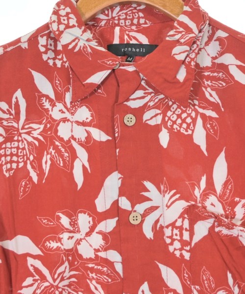 roshell（ロシェル）カジュアルシャツ 赤 サイズ:M メンズ/2200626042554