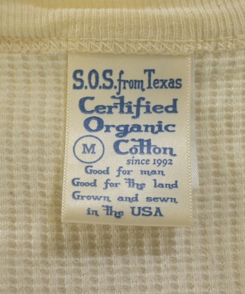 S.O.S from Texas（エスオーエスフロムテキサス）Tシャツ・カットソー 白 サイズ:M メンズ/2200714613024