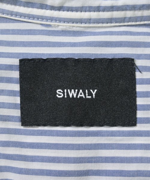 SIWALY（シワリー）シャツワンピース 青 サイズ:38(M位) レディース/2200705610063