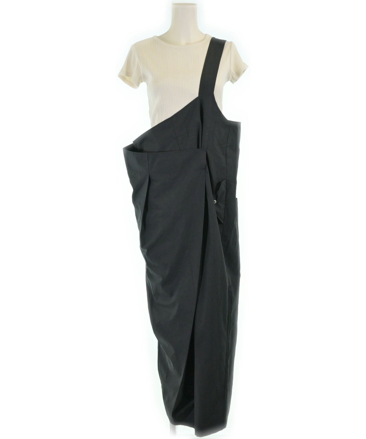 試着のみ　SALLURE ブラック ショートオールインワン 試着のみ SALLURE ブラック ショートオールインワン