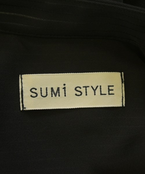 SUMI STYLE（スミスタイル）シャツワンピース 黒 サイズ:F レディース/2200674813014