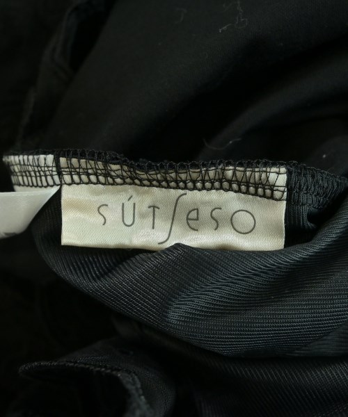sutseso（スチェッソ）Tシャツ・カットソー 黒 サイズ:40(M位) レディース/2200634757013