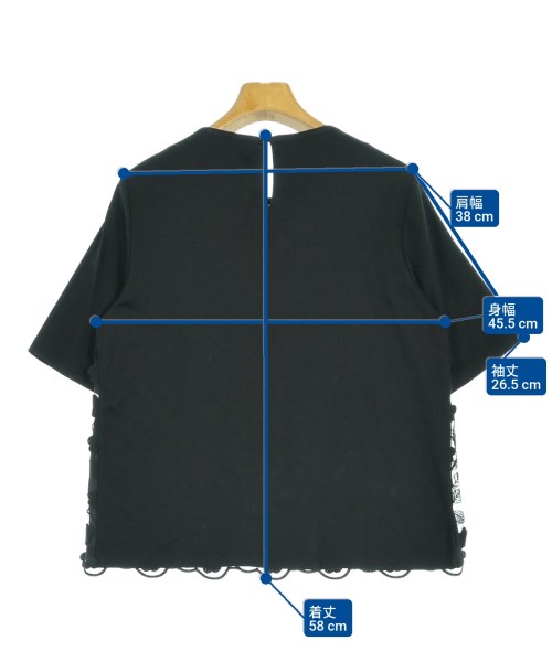 sutseso（スチェッソ）Tシャツ・カットソー 黒 サイズ:40(M位) レディース/2200634757013